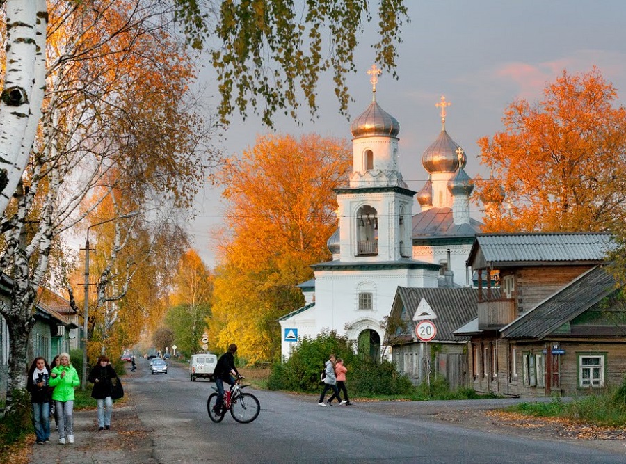 Соборная площадь Каргополь