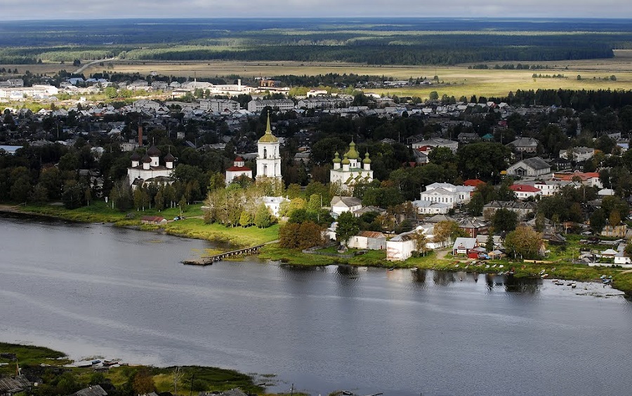 Старая торговая площадь Каргополь