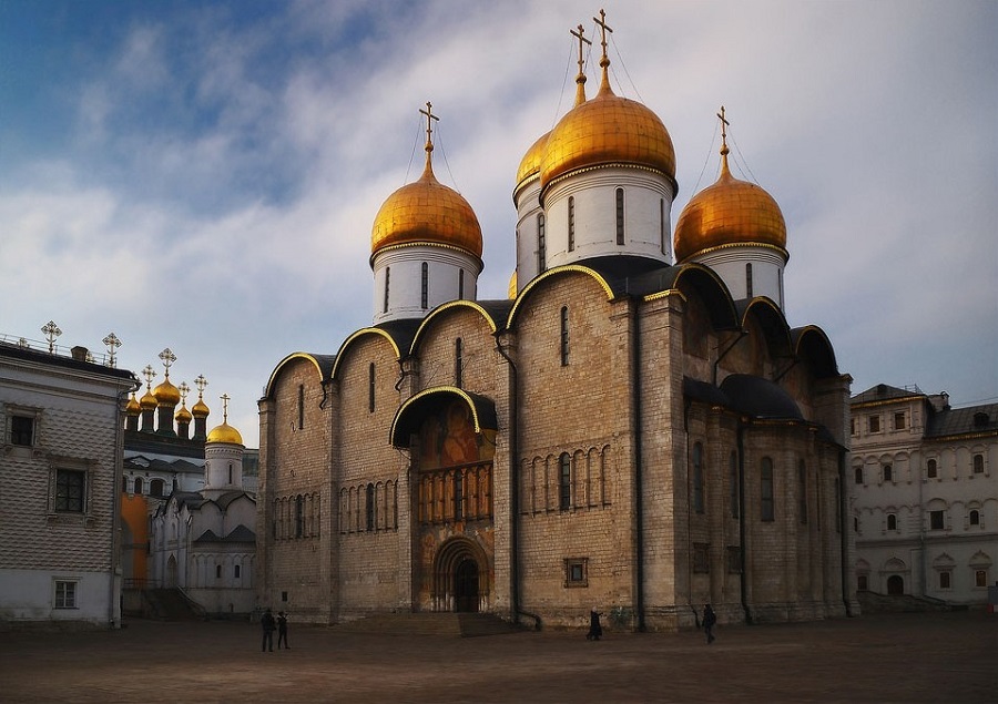 Соборная площадь в Москве Успенский собор